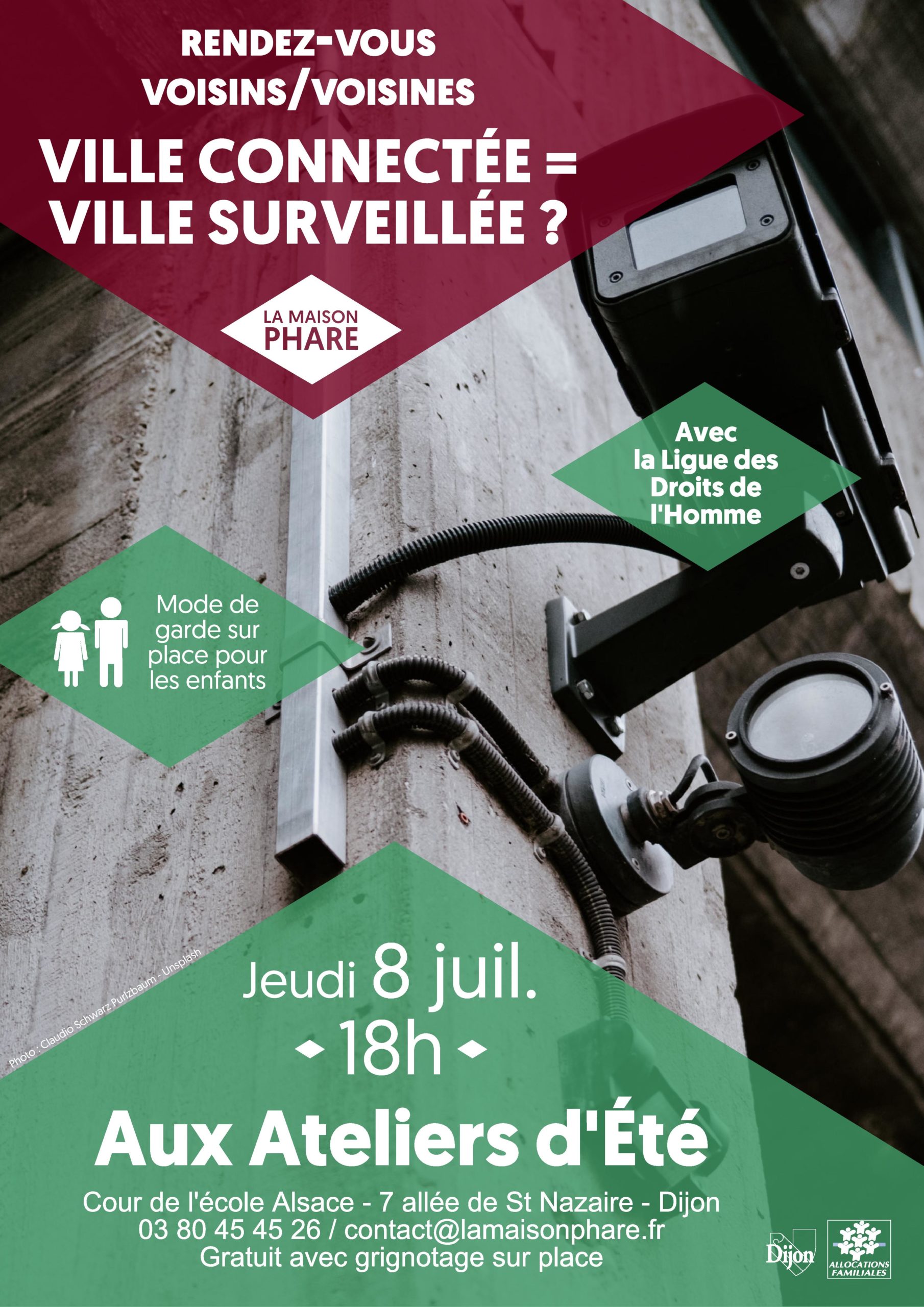 Rendez-vous Voisins/Voisines : ville connectée = ville surveillée ?