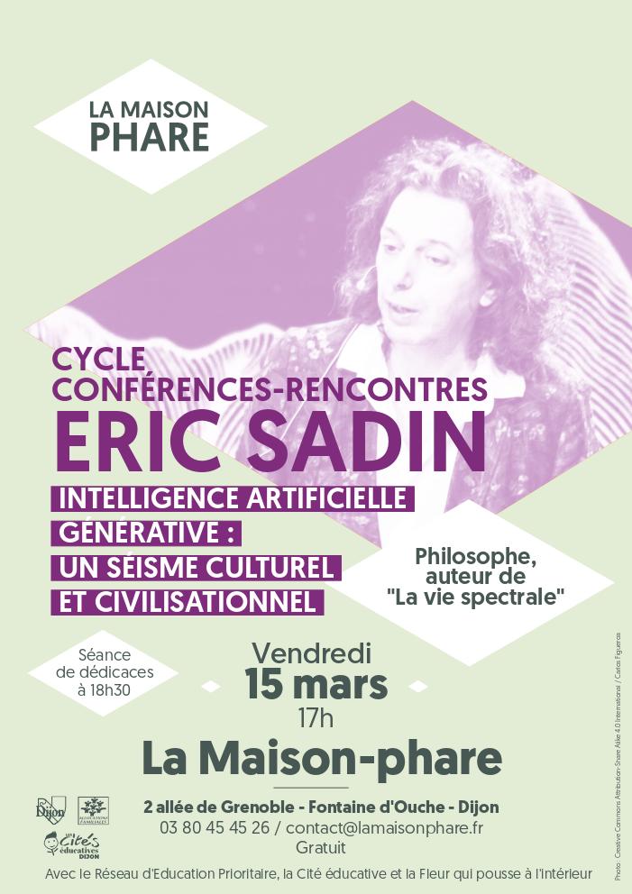 Cycle conférences-rencontres : Eric SADIN